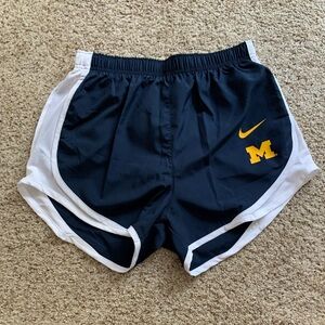 NWOT Women's Nike Michigan Tempo Shorts